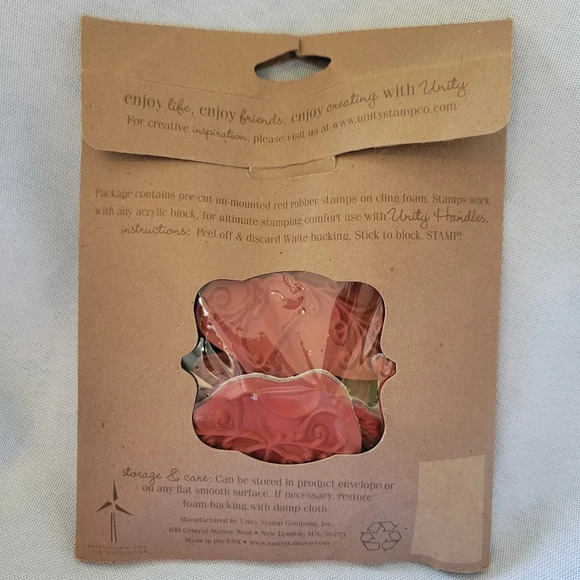 Unity Stamp Co. Birds of a Feather Pre-cut Unmounted Repositionable Stamps New - Picture 6 of 13